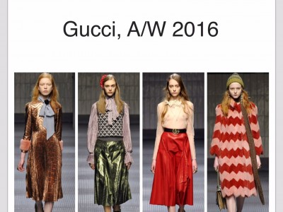 THE NEW GUCCI LOOK…